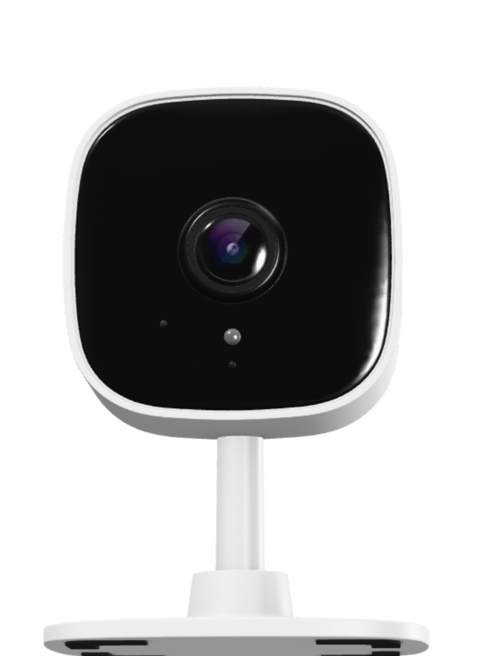 Indoor Wi‑Fi Security Camera in Black and White